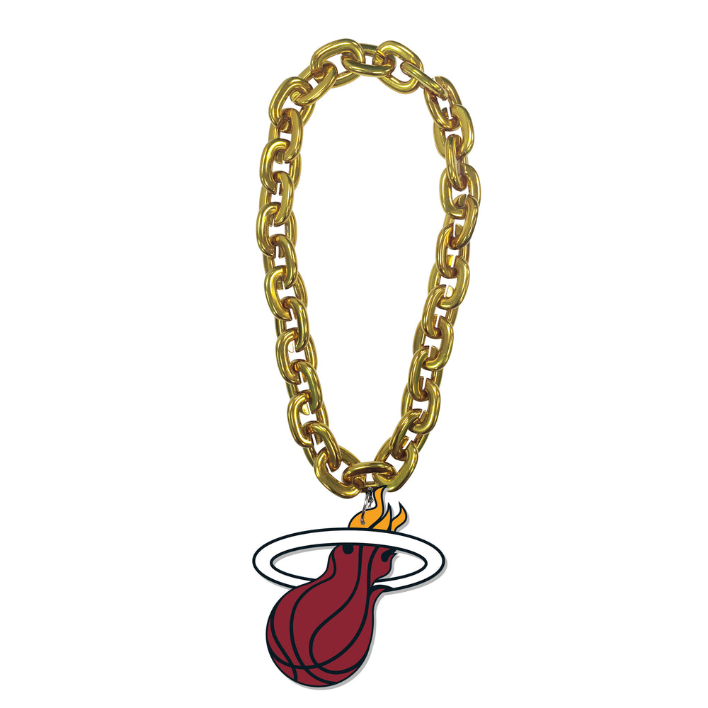 WHOLESALE MIAMI HEAT (GOLD) FAN CHAIN
