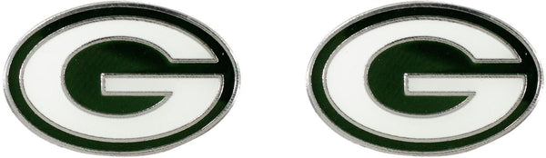 WHOLESALE GREEN BAY PACKERS LOGO POST EARRINGS