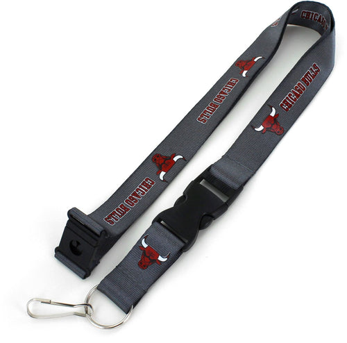 CHICAGO BULLS (CHARCOAL) TEAM LANYARD
