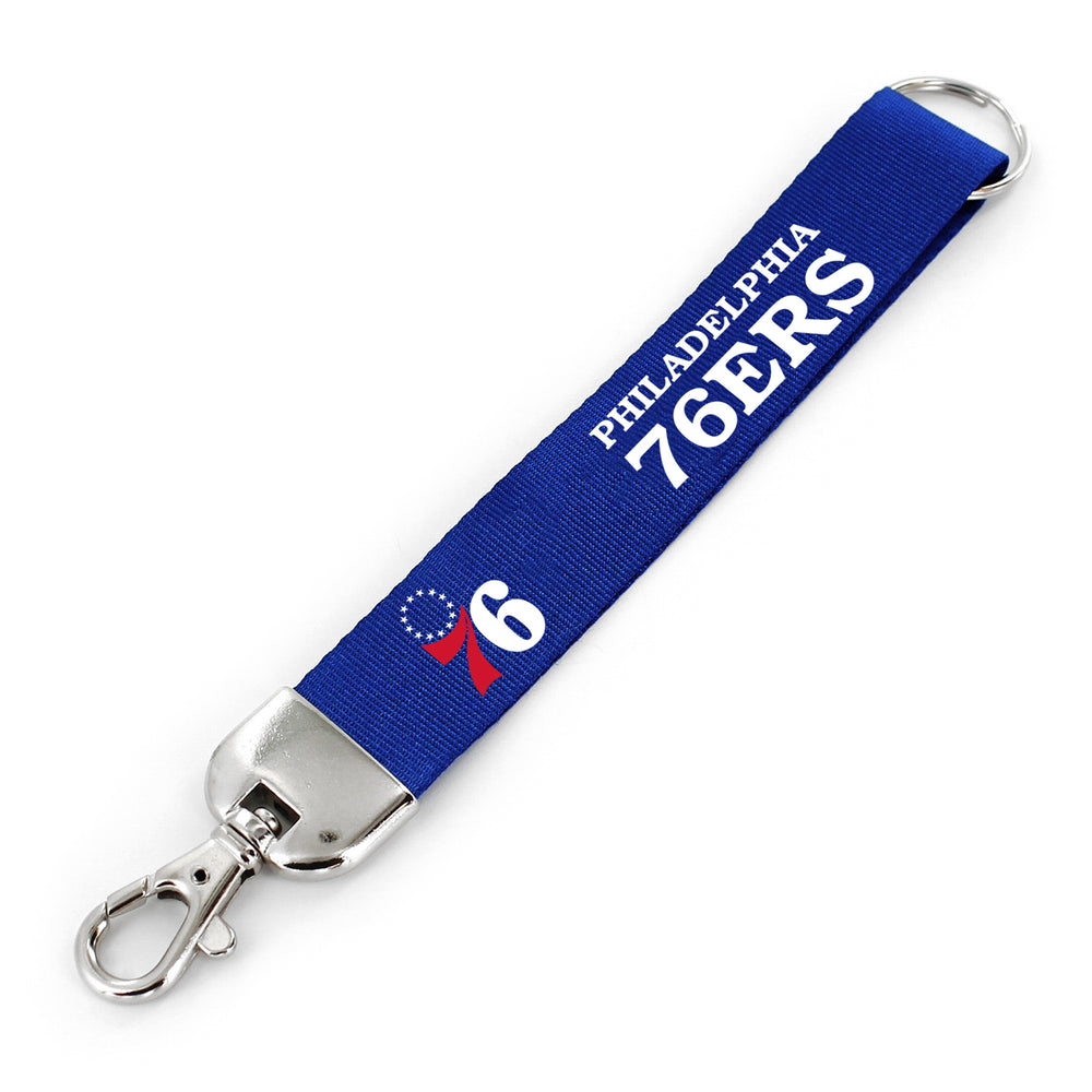 WHOLESALE PHILADELPHIA 76ERS DELUXE WRISTLET KEYCHAIN