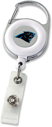 WHOLESALE CAROLINA PANTHERS DELUXE CLIP BADGE REEL
