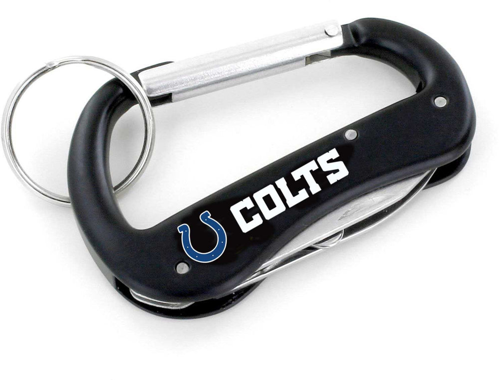 WHOLESALE INDIANAPOLIS COLTS CARABINER MULTI TOOL KEYCHAIN (SP)