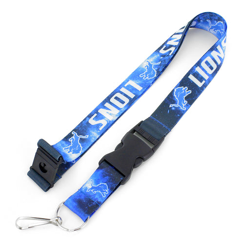 WHOLESALE DETROIT LIONS GALAXY LANYARD