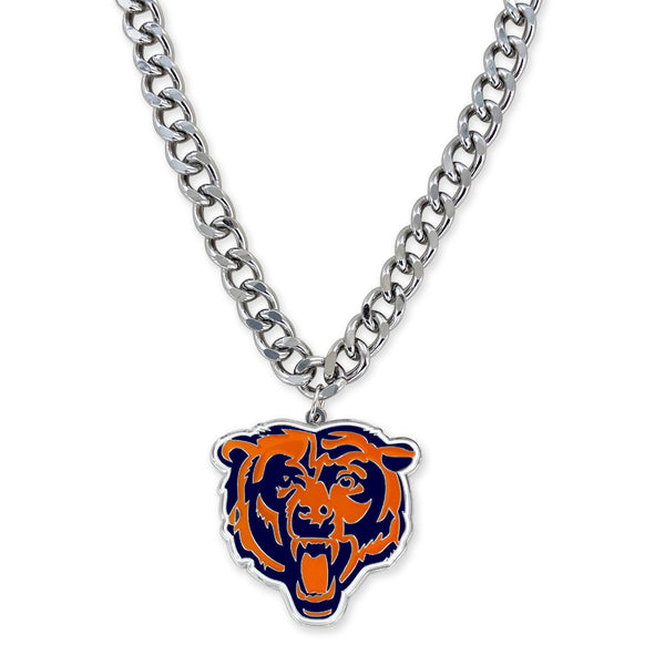 WHOLESALE CHICAGO BEARS HEAVYWEIGHT TEAM LOGO NECKLACE