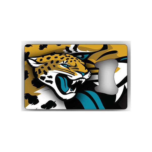 WHOLESALE JACKSONVILLE JAGUARS CREDIT CARD BOTTLE OPENER MAGNET