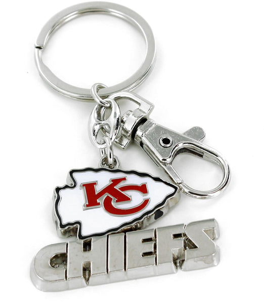 KANSAS CITY CHIEFS TEAM LOGO HEAVYWEIGHT KEYCHAIN