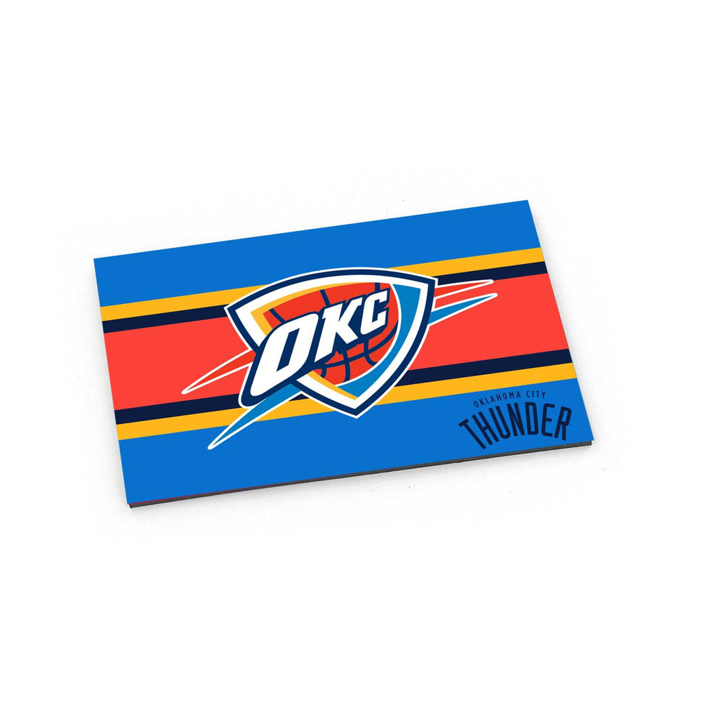 OKLAHOMA CITY THUNDER STRIPED MAGNET