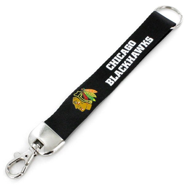WHOLESALE CHICAGO BLACKHAWKS DELUXE WRISTLET KEYCHAIN