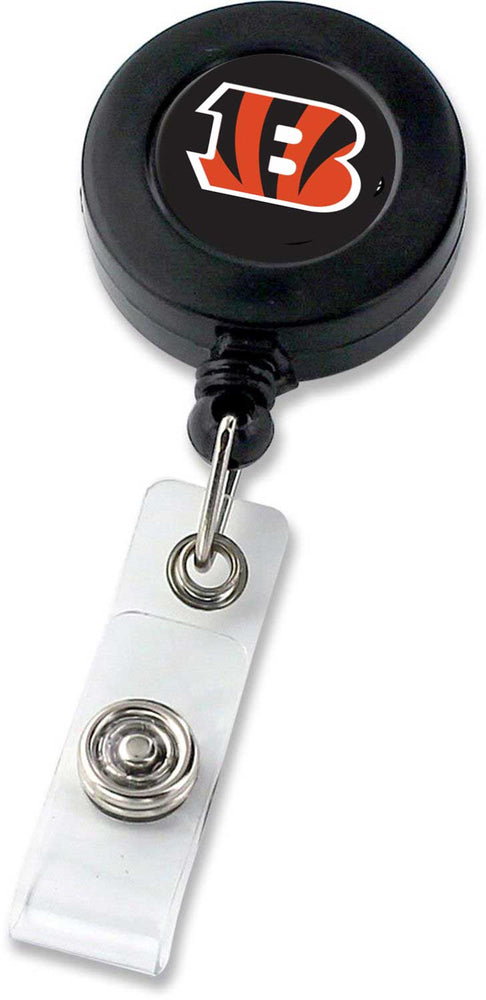 WHOLESALE CINCINNATI BENGALS (BLACK) BADGE REEL (NE)