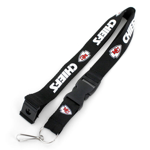 KANSAS CITY CHIEFS (BLACK) TEAM LANYARD