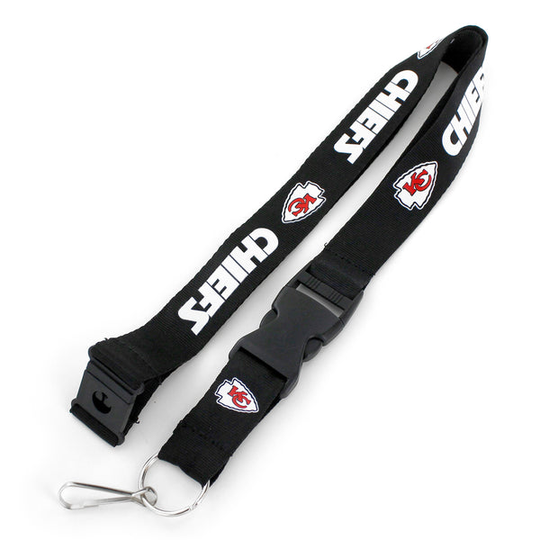 KANSAS CITY CHIEFS (BLACK) TEAM LANYARD
