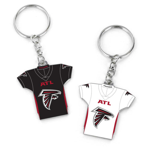 WHOLESALE ATLANTA FALCONS REVERSIBLE HOME/AWAY JERSEY KEYCHAIN