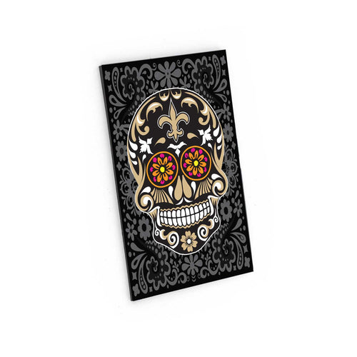WHOLESALE NEW ORLEANS SAINTS SUGAR SKULL PATTERN MAGNET