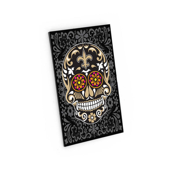 WHOLESALE NEW ORLEANS SAINTS SUGAR SKULL PATTERN MAGNET