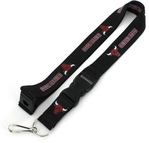 CHICAGO BULLS (BLACK) TEAM LANYARD