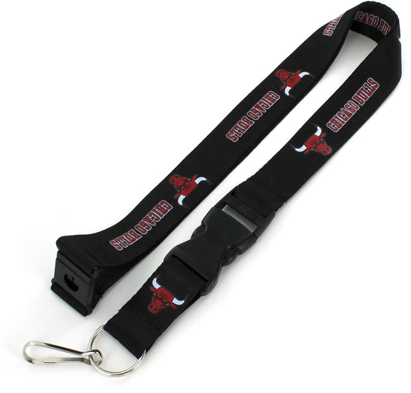 CHICAGO BULLS (BLACK) TEAM LANYARD