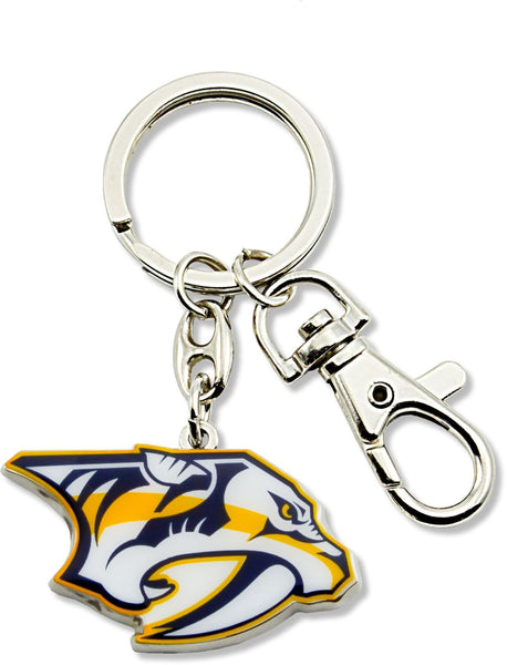 WHOLESALE NASHVILLE PREDATORS TEAM LOGO HEAVYWEIGHT KEYCHAIN