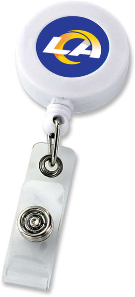 WHOLESALE LOS ANGELES RAMS (WHITE) BADGE REEL (NE)