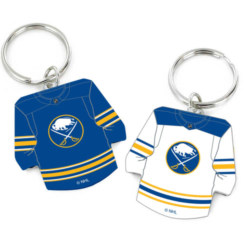 BUFFALO SABRES REVERSIBLE HOME/AWAY JERSEY KEYCHAIN