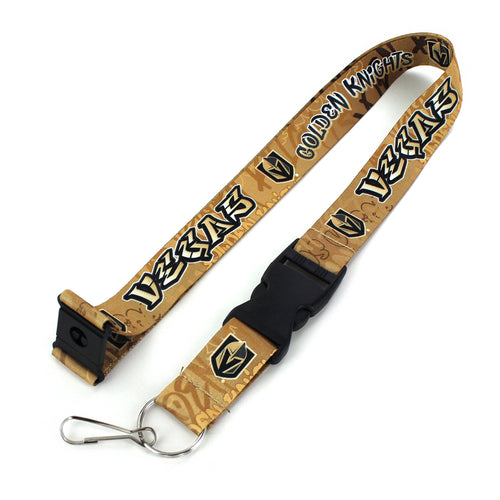 WHOLESALE LAS VEGAS GOLDEN KNIGHTS GRAFFITI LANYARD