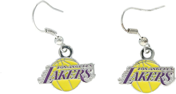 WHOLESALE LOS ANGELES LAKERS LOGO DANGLER EARRINGS
