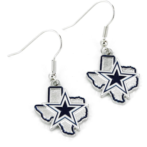WHOLESALE DALLAS COWBOYS - STATE DESIGN EARRINGS