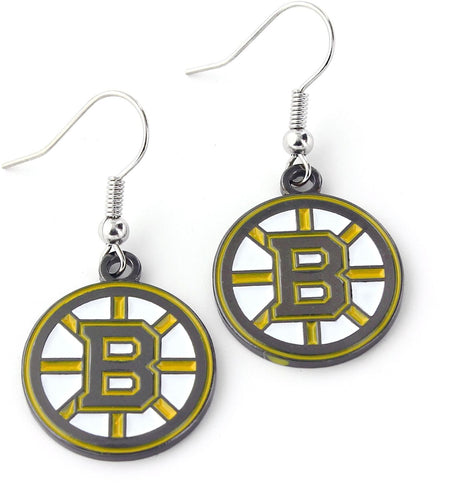 WHOLESALE BOSTON BRUINS TEAM DANGLER EARRINGS