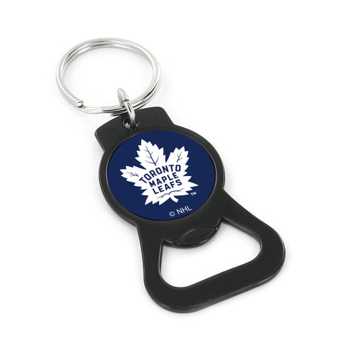 WHOLESALE TORONTO MAPLE LEAFS (BLACK) BOTTLE OPENER KEYCHAIN