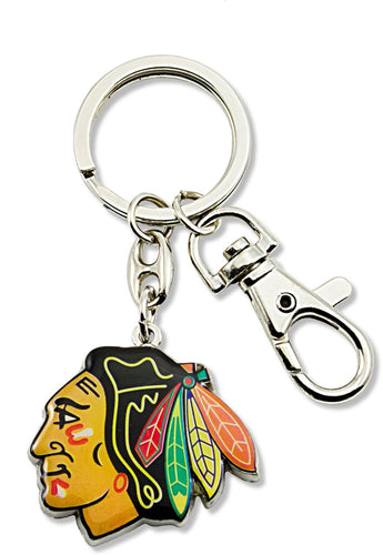 CHICAGO BLACKHAWKS TEAM LOGO HEAVYWEIGHT KEYCHAIN