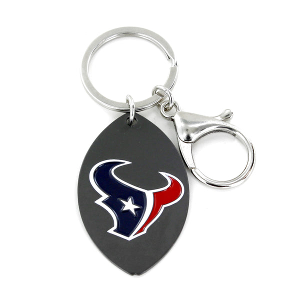 WHOLESALE HOUSTON TEXANS MATTE FINISH FOOTBALL KEYCHAIN