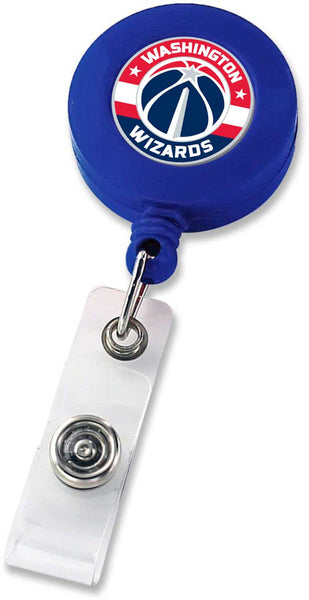 WHOLESALE WASHINGTON WIZARDS RETRACTABLE BADGE HOLDER BLUE (NE)