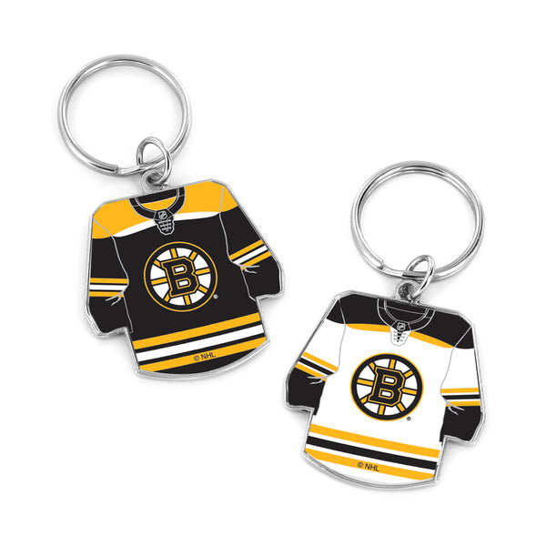 WHOLESALE BOSTON BRUINS REVERSIBLE HOME/AWAY JERSEY KEYCHAIN