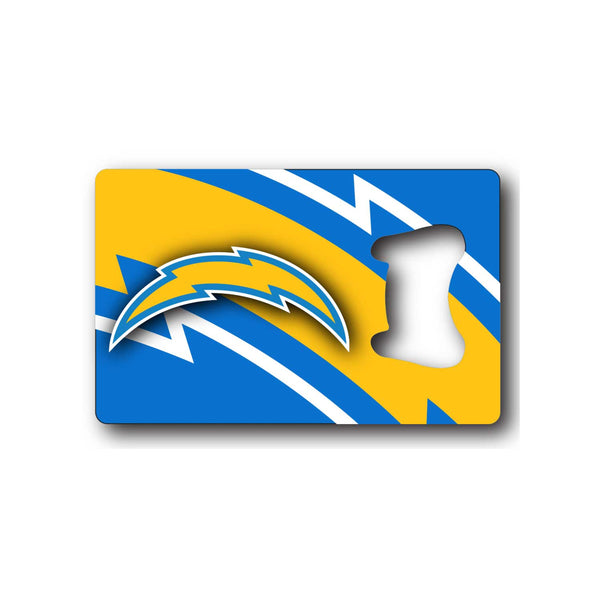 LOS ANGELES CHARGERS CREDIT CARD BOTTLE OPENER MAGNET