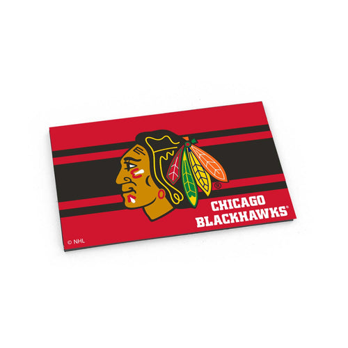 CHICAGO BLACKHAWKS STRIPED MAGNET