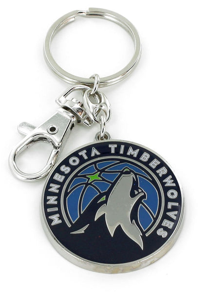 WHOLESALE MINNESOTA TIMBERWOLVES TEAM LOGO HEAVYWEIGHT KEYCHAIN
