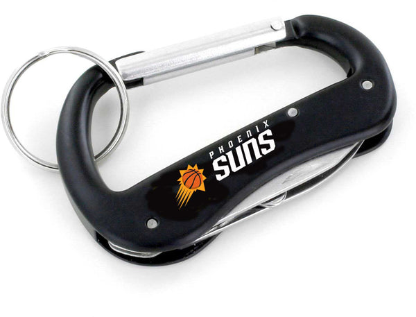 WHOLESALE PHOENIX SUNS CARABINER MULTI TOOL KEYCHAIN (SP)