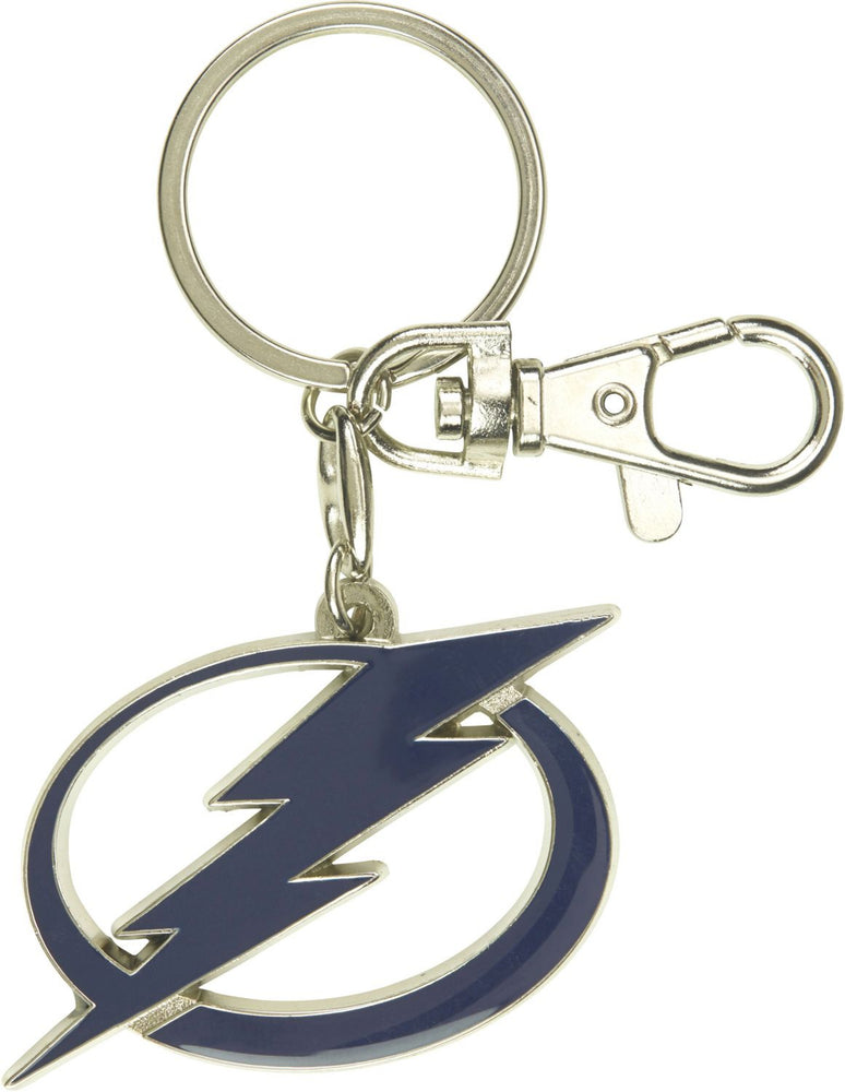 WHOLESALE TAMPA BAY LIGHTNING TEAM LOGO HEAVYWEIGHT KEYCHAIN