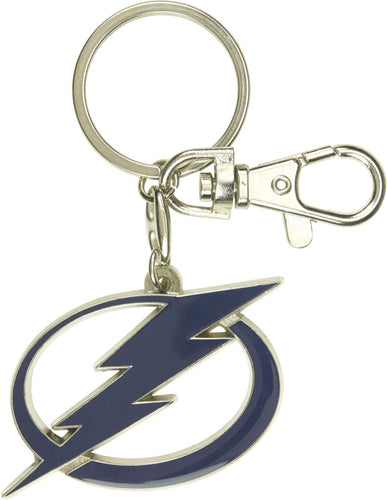 WHOLESALE TAMPA BAY LIGHTNING TEAM LOGO HEAVYWEIGHT KEYCHAIN