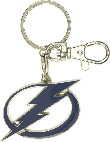 WHOLESALE TAMPA BAY LIGHTNING TEAM LOGO HEAVYWEIGHT KEYCHAIN