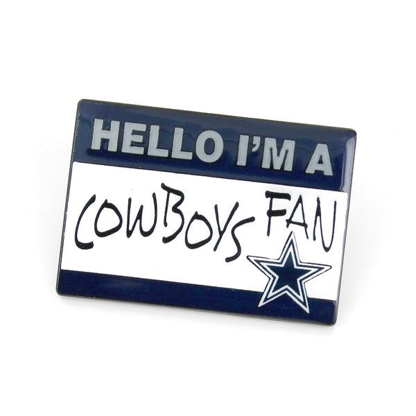 WHOLESALE DALLAS COWBOYS NAME TAG PIN