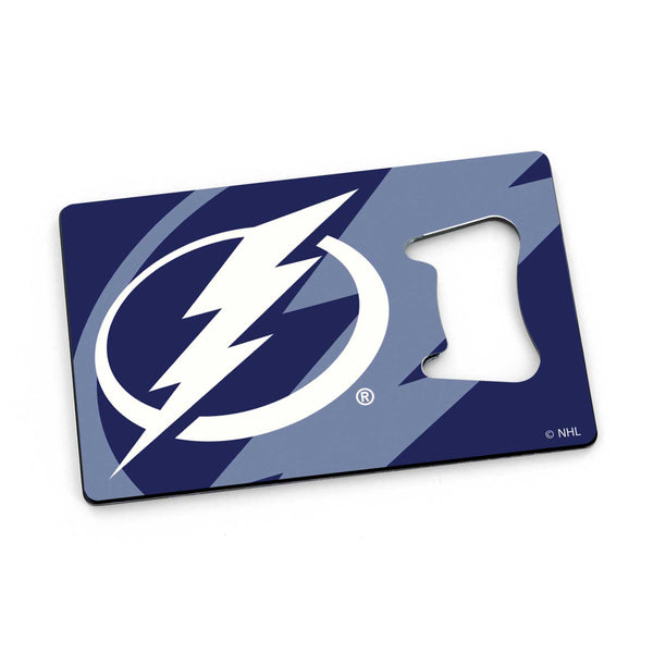 WHOLESALE TAMPA BAY LIGHTNING CREDIT CARD BOTTLE OPENER MAGNET