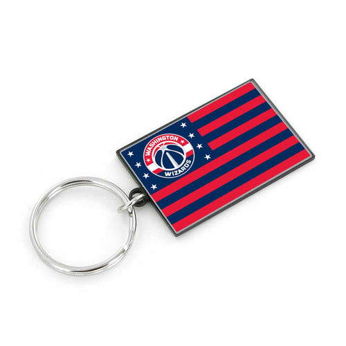 WASHINGTON WIZARDS AMERICANA FLAG KEYCHAIN