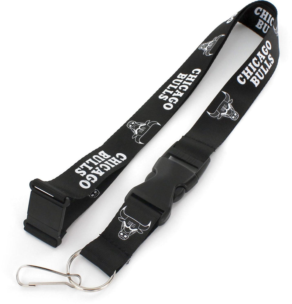 WHOLESALE CHICAGO BULLS (BLACK & WHITE) TEAM LANYARD