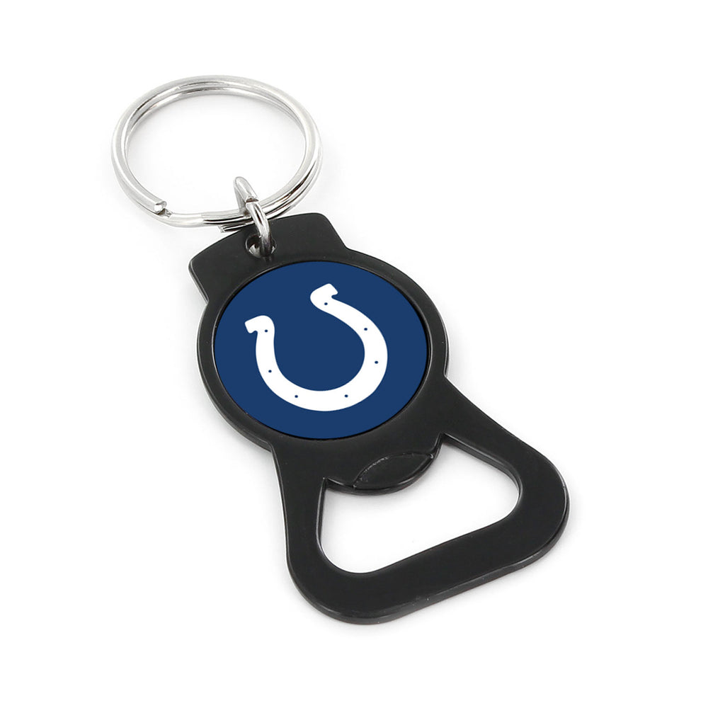 WHOLESALE INDIANAPOLIS COLTS (BLACK) BOTTLE OPENER KEYCHAIN