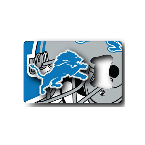 WHOLESALE DETROIT LIONS CREDIT CARD BOTTLE OPENER MAGNET