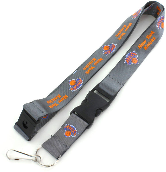 WHOLESALE NEW YORK KNICKS (CHARCOAL) TEAM LANYARD