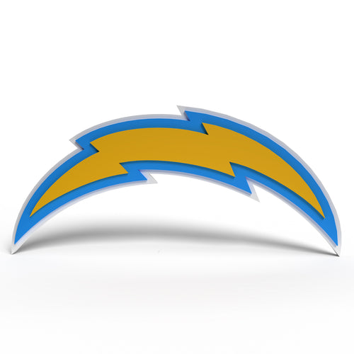 WHOLESALE LOS ANGELES CHARGERS TEAM LOGO WALL SIGN