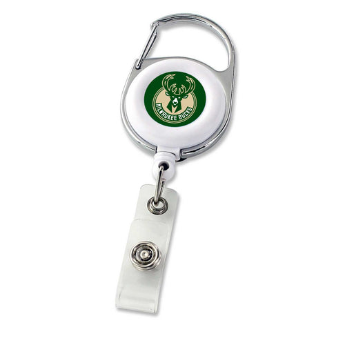 WHOLESALE MILWAUKEE BUCKS DELUXE CLIP BADGE REEL