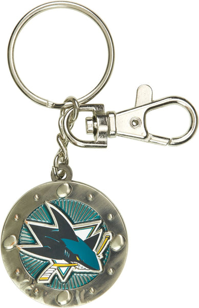 WHOLESALE SAN JOSE SHARKS IMPACT KEYCHAIN