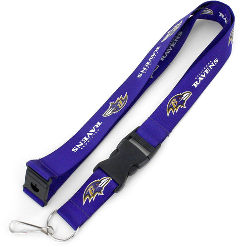 WHOLESALE BALTIMORE RAVENS (PURPLE) TEAM LANYARD